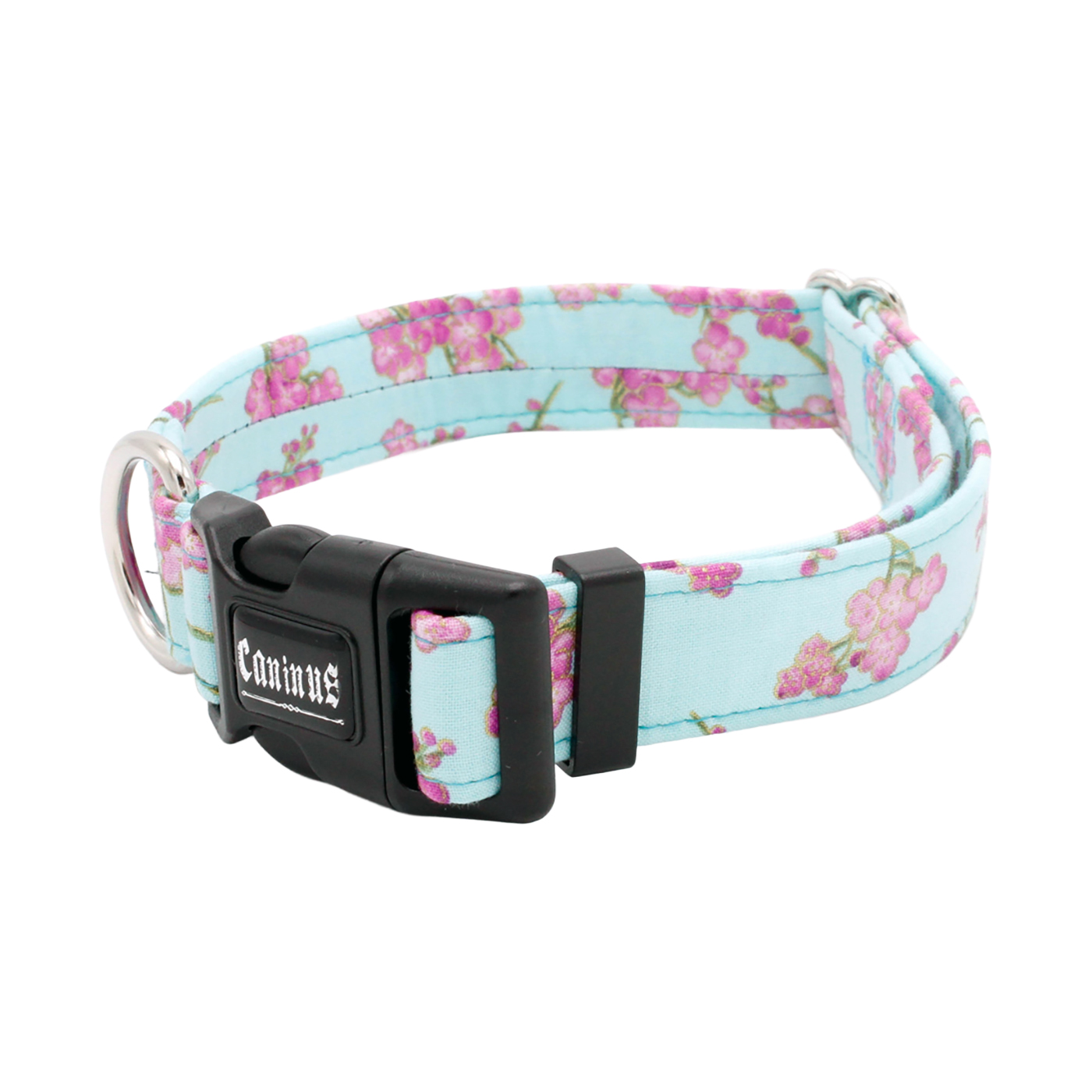 Turq Cherry Blossoms 1 inch buckle_.jpg