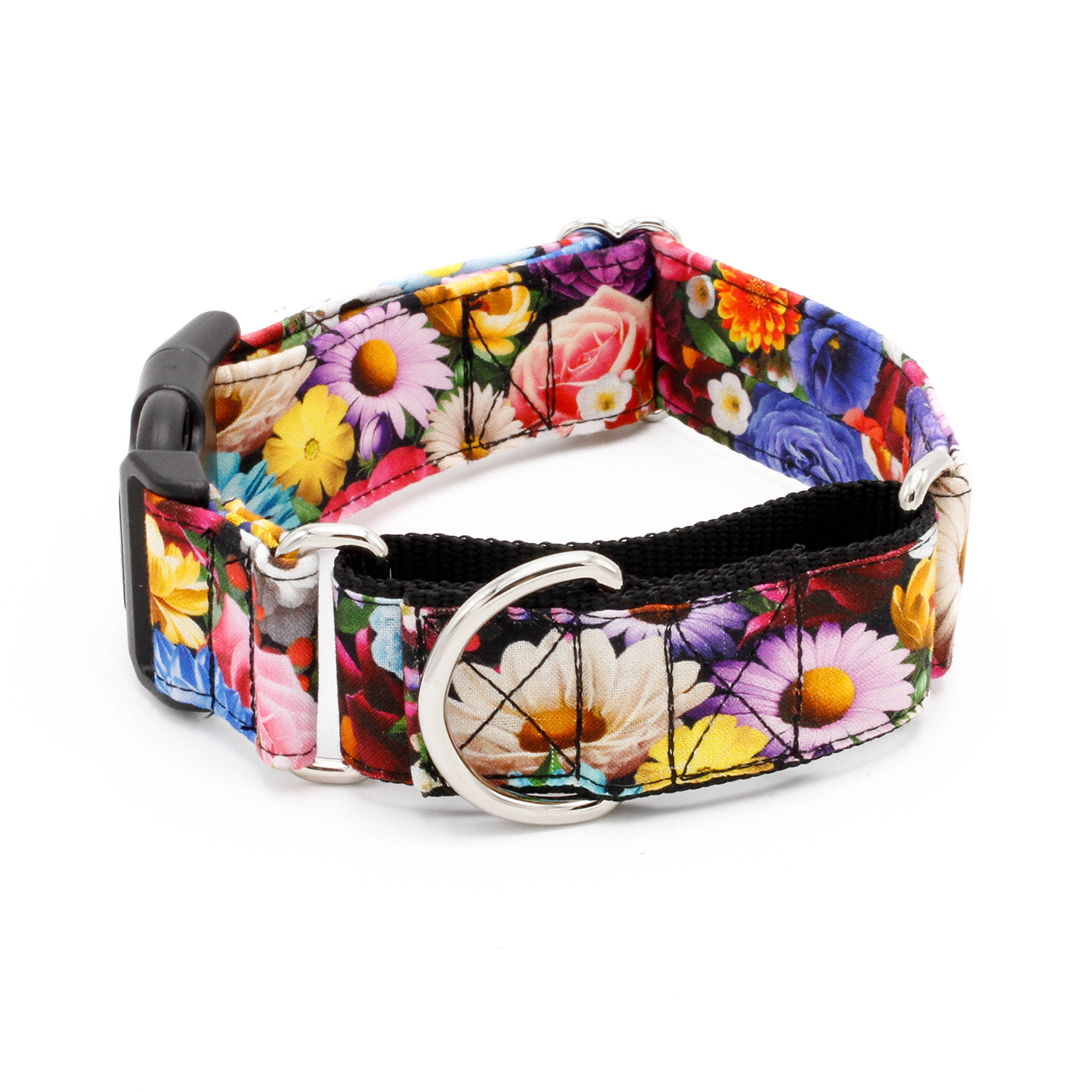 Day of the Dead Flowers Collar