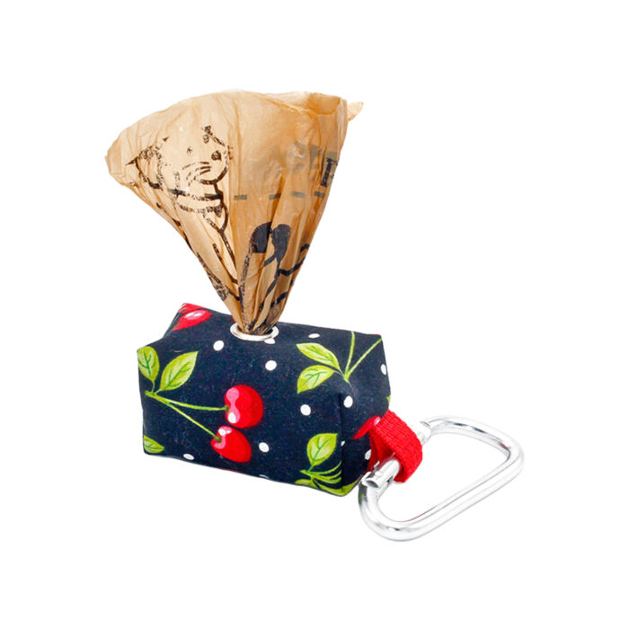 Black Cherries Poop Bag Dispenser