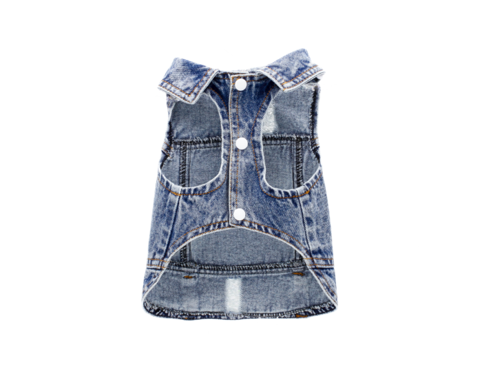 Creature of the Night Denim Vest - Image 5