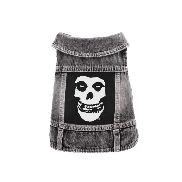Misfits Fiend Skull Denim Vest